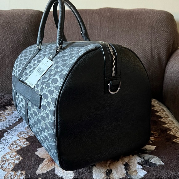 MICHAEL KORS Cooper Silver Hardware Adjustable Strap XL Weekender Duffle Bag NWT - Picture 13 of 14